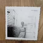 Vintage 1950 s Pretty Teen African American Dress   Sunglasses Posing Photo Set