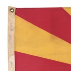 Vintage Faded Cotton Arizona State Flag Old Cloth Star Usa Textile Art