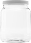 64 Oz 1 2 Gallon Plastic Jar  White Lid  1-pack