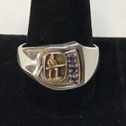 Sterling Silver 14k Mutual Casualty Insurance 15yr Employee Service Award Ring