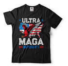 Ultra Maga American Flag Political Shirts Anti Biden Trump 2024 Trump Shirts 