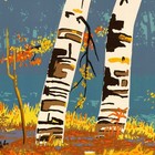 Autumn In The Dunes - Vintage 1928 Travel Poster Art Print - 20x30