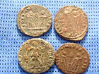 Lot Of 4-  Quality Ancient Roman Coins-rulers And Events - 16-18 Mm -  R69