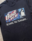Bud Ice Penguin T-shirt Vintage Beer Graphic Tee Unisex S-5xl