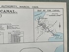 Ports Of The Panama Canal Dated 1929 Original Map By Ward   Foxlow