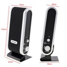 Pc Computer Speakers 2 0 Stereo Usb 3 5 Mm Jack Desktop Laptop Clear Sound