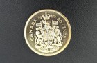 1965 Canada Half Dollar 80  Silver Gold Plated- Unc