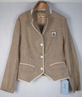 Luis Trenker Womens Blazer Linen Jacket - Janker Eu 40 42 Xl It 48 New