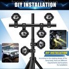 2pcs Led Auxiliary Driving Fog Light Lamp For Motor K1600 R1200gs R1100gs F800gs