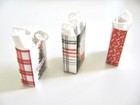 Dollhouse Doll House Miniature Christmas Gift Bags Set Of 3 Tissue   Handles