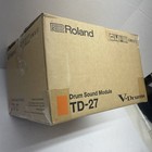 Roland Td-27 V-drums Electronic Drum Sound Module Brain W  Box Cable  cmp127423 