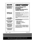 Owner   s Manual Sears Craftsman 22 5 Hp Lawn Tractor 50    Mower - Model 917 251560