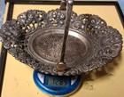 Antique Indonesian Yogya Djokja Silver 800 Pierced Repousse Dish 128 5g Kotagede