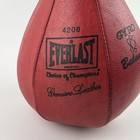 Vintage Everlast Speed Punching Bag 4208  Genuine Leather Gyro Balanced