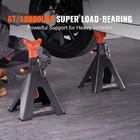 Vevor 1 Pair Jack Stands Car Jack Stands 6t  13000 Lbs  Steel Double Locking Red
