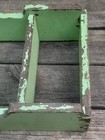Vintage 1920s Skyscraper Rustic Wood Art Deco Mint Green 4 Tier Wall Shelf Ooak