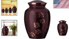 Ottillie Paws X-large Brass Pet Urn - Hand-carved Paw Design For Dogs cats