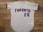 Toronto Blue Jays Brad Fullmer Majestic Game Used Authentic Baseball Jersey 48