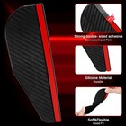 4pcs Car Rear View Mirror Rain Visor Guard  Side Mirror Rain Eyebrow Guard Unive