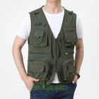 Summer Men Unloading Tactical Vest Coat Casual Men s Photographer Waistcoat Mesh