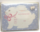 30 Gibson Baby Boy Birth Announcements Cards Bunny New Old Stock Vintage 1980s 