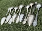 11 Vintage Silverplate Spoons     Assorted Patterns     Rogers  Oneida  More