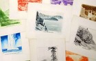 1936 National Parks Issues Prints Peckmore Die Sunk Essays On Cards Set Of 10