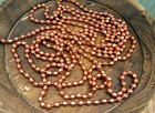Bulk Copper Ball  Chain  Faceted 6 3mm Bead   Various Lengths   Connectors Usa