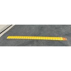 Pyle Portable Vehicle Traffic Speed Bump  9 8  Ft Heavy Duty - Yellow Pspd16