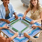Mahjong Mat  31 5  31 5 Inches Mahjong Mat For Table  Anti-slip Noise Reduct