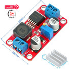Mtdele 5pcs Boost Converter Xl6019 5a High Power Dc-dc Adjustable Module