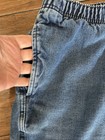 Women Plus Size Shorts 24w Denim High Waist Elastic Pull On 100  Cotton