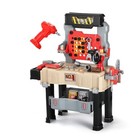 Kids Tool Bench - Power Tools Workshop-kids Workbench  65 Pcs Realistic Khaki