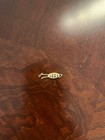 14kt Gold Filigree Fish Hook Clasp