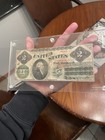 1862 Two Dollar United States Note  2 Legal Tender In Capital Holder Large Note
