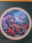 R Spangler Daydream Vtg Print Dragon Fairy Framed Signed Numbered 1993 305 500
