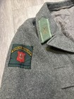 1945 Swedish Military Wool Coat Soderbergs Upsala