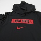 Ohio State Buckeyes Nike Dri-fit Long Sleeve Shirt Women s Black red New