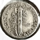 1944-d Mercury Dime  90  Silver  Km  140  Actual Coin Shown 