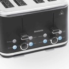 Brabantia Matte Black 4 Slice Toaster