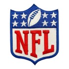 Nfl Shield Logo 3x2 25    Iron On Embroidered Patch Badge Collectible Applique