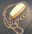 Vintage Light Beige Trimline Western Electric Rotary Dial Wall Phone Telephone