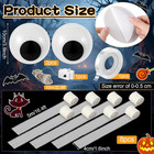 12 Pcs Halloween Outdoor Decorations Wrap Diy Kit Mummy Decorations For Tree Doo