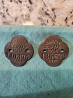 Vtg Va Dog Tax License Tag Lot Of 12-1920 s  40 s  50 s 1964