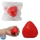 1pcs Squishy Strawberry cute Squeeze Toys kawaii Squishies Pvc Toys stress Re   
