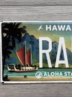 Expired Hawaii Polynesian Voyaging Society Aloha State License Plate Ra50b Tag