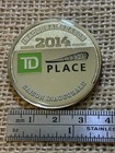 2014 Cfl Football Ottawa Redblacks Inaugural Season 2014 Td Place Challenge Coin
