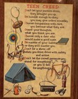 Vintage Teen Creed Wall Plaque-inspirational Poem-woodgrain Decor-retro-7x9