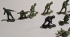 Marx Battleground Usa Soldiers Army G i  1960s Plastic Vtg Lot Of 16 Figures