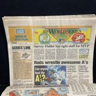 Usa Today Newspaper Mlb Baseball World Series Reds Athletics Complete Guide 1990